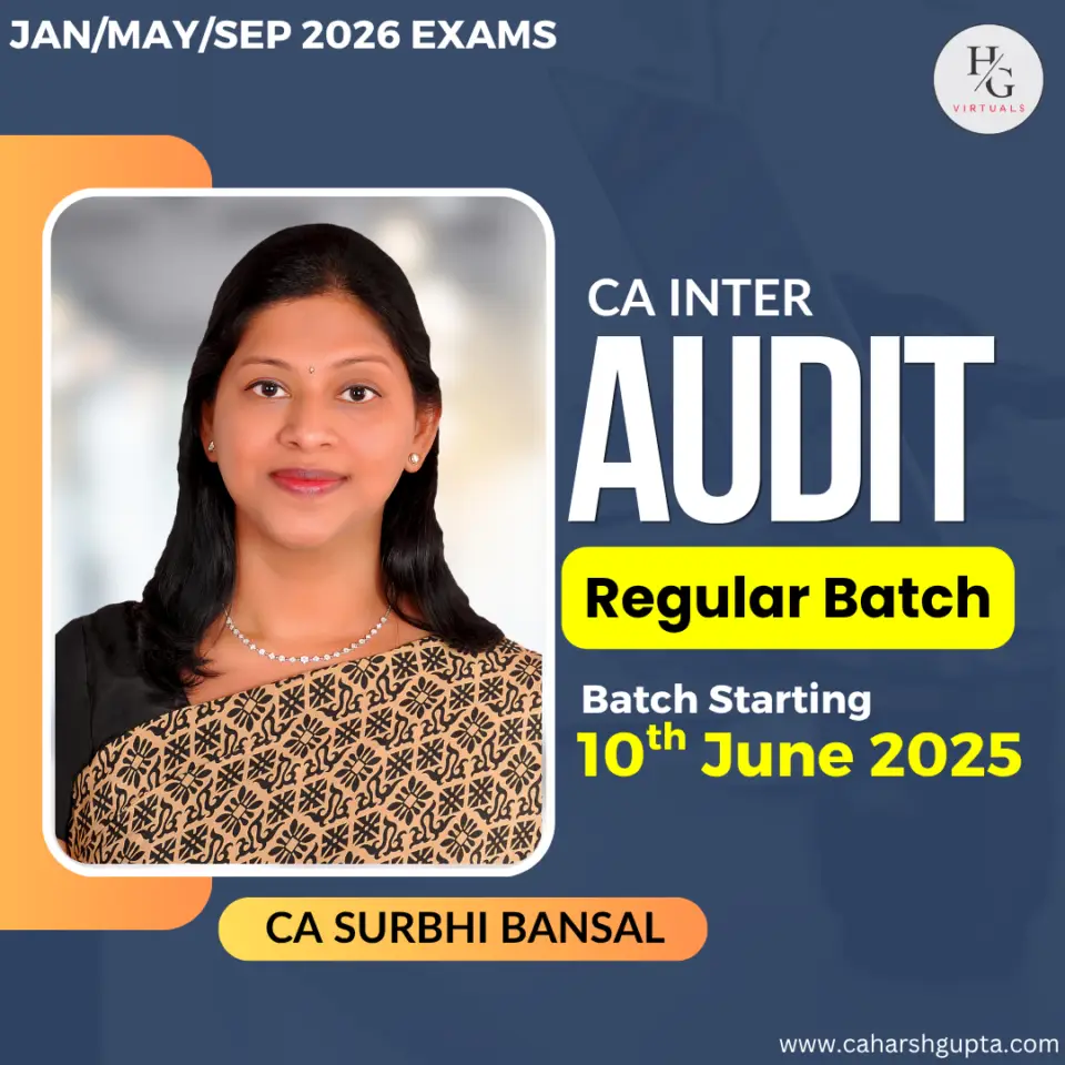 CA Inter Audit Regular Batch by CA Surbhi Bansal