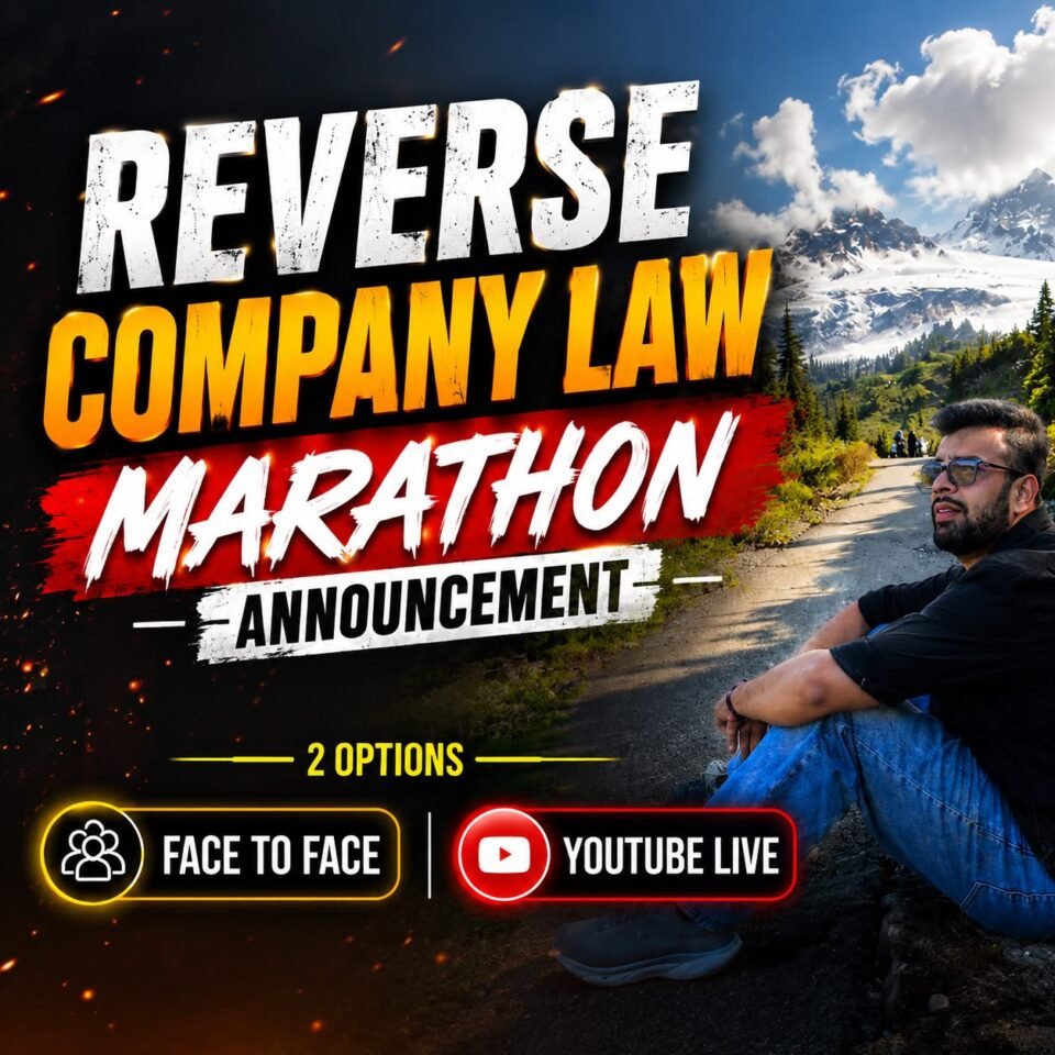 Reverse Companies Marathon- Sep 2026/ Jan 2027