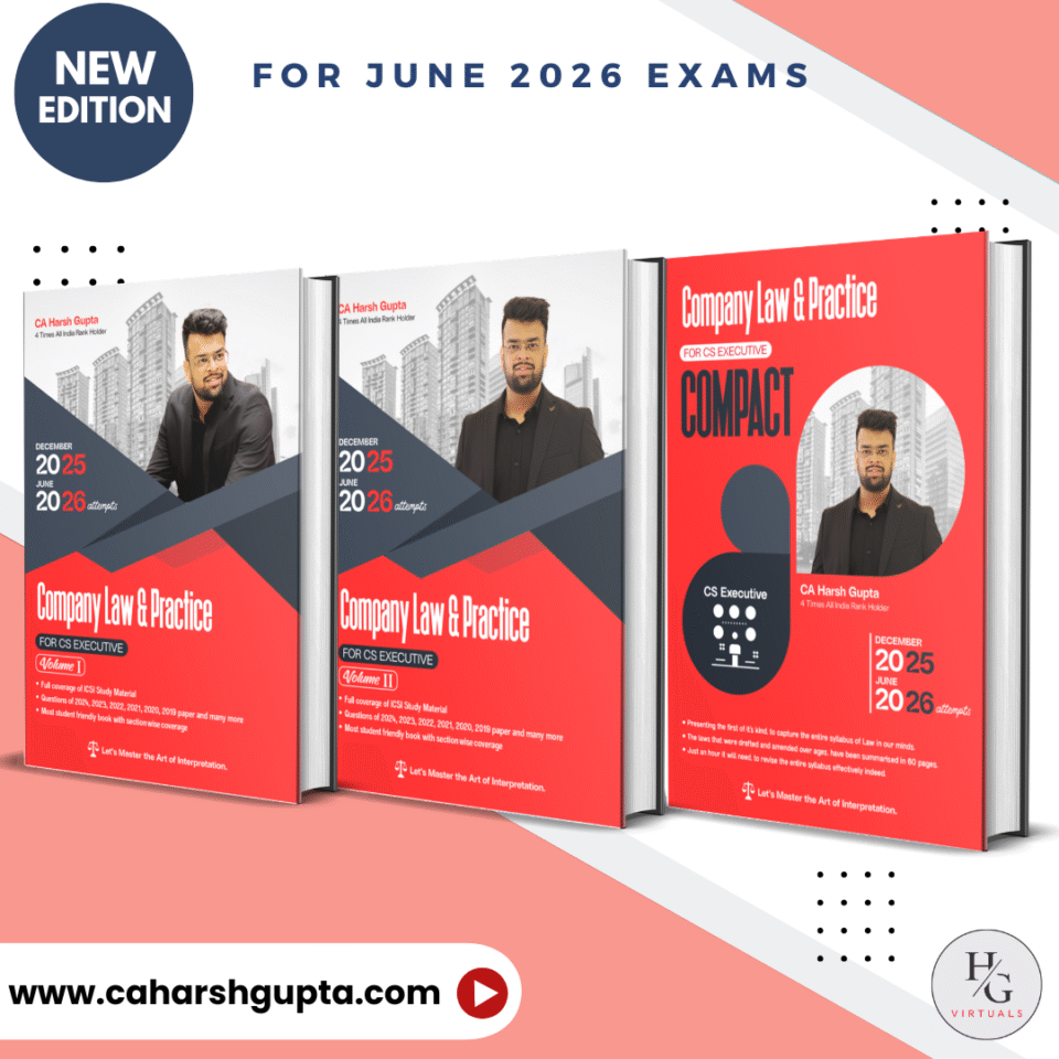 CS Executive- Vol 1 & 2+Compact(Set of 3 Books)