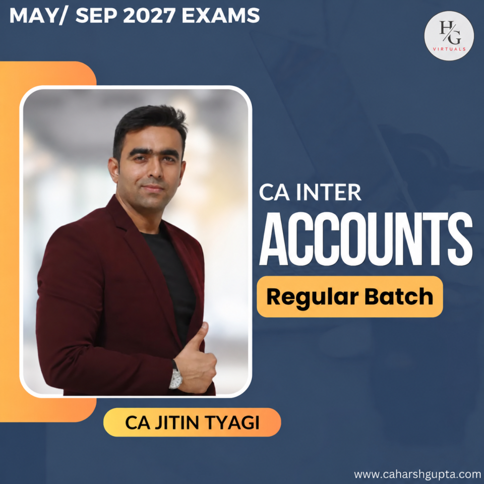 Advance Accounts | May & Sep 2027