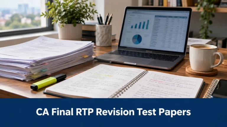 CA Final RTP Revision Test Papers