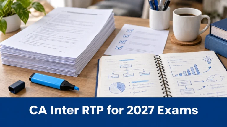 CA Inter RTP for 2027 Exams