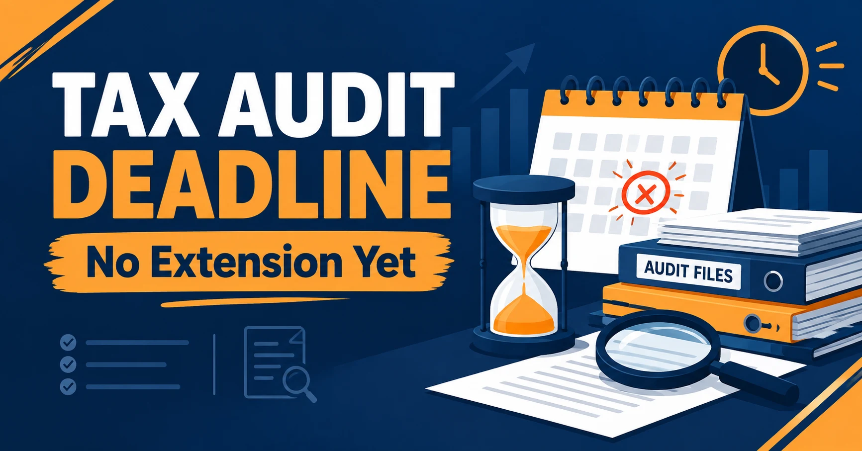 CA tax audit deadline pressure with no CBDT extension