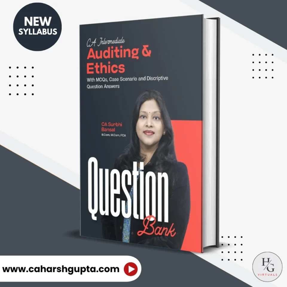 CA Inter Auditing and Ethics question bank with MCQs, case scenarios and descriptive questions by CA Surbhi Bansal