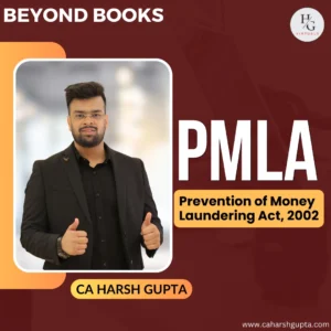 Prevention of Money Laundering Act (PMLA) course by CA Harsh Gupta