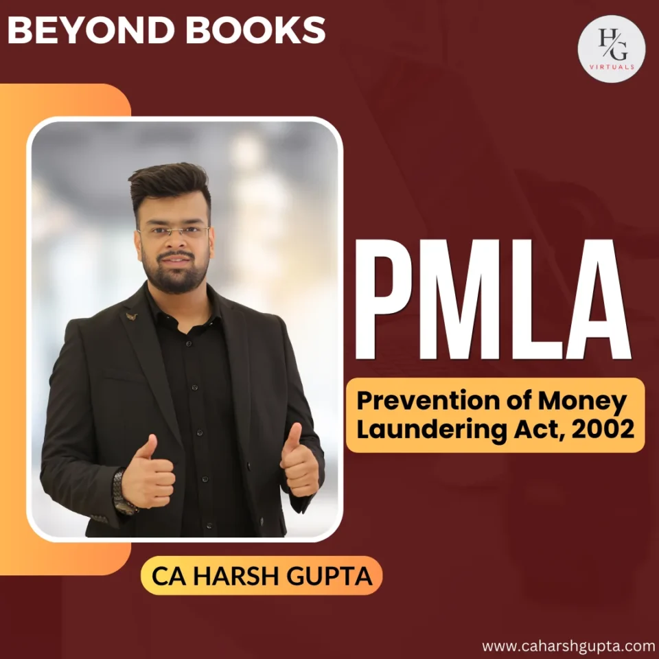 Prevention of Money Laundering Act (PMLA) course by CA Harsh Gupta