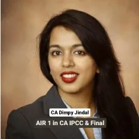 CA Dimpy Jindal, AIR 1 in CA IPCC and Final