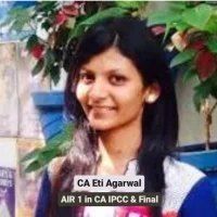 CA Eti Agarwal, AIR 1 in CA IPCC and Final