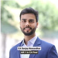 CA Sanjay Nawandhar, AIR 1 in CA Final